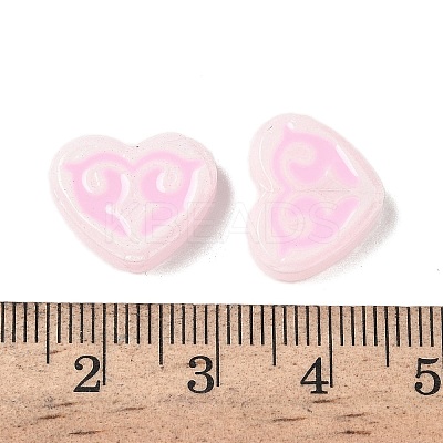 Dyed & Heated Baking Paint Glass Beads LAMP-D004-02A-1