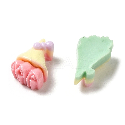 Opaque Resin Cabochons RESI-B017-01C-1
