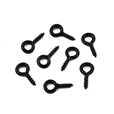 Spray Painted Iron Screw Eye Pin Peg Bails IFIN-N010-002B-01-1