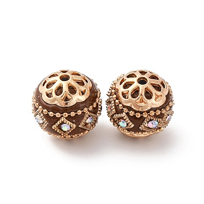 Handmade Resin Indonesia Beads IPDL-E010-20-A-03KCG-1