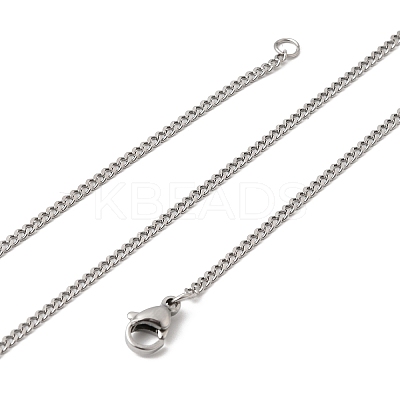 12Pcs 2MM 304 Stainless Steel Twisted Chain Necklaces for Men Women NJEW-H093-17P-03-1