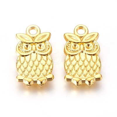 Metal Alloy Pendants Rhinestone Settings PALLOY-A14926-G-1