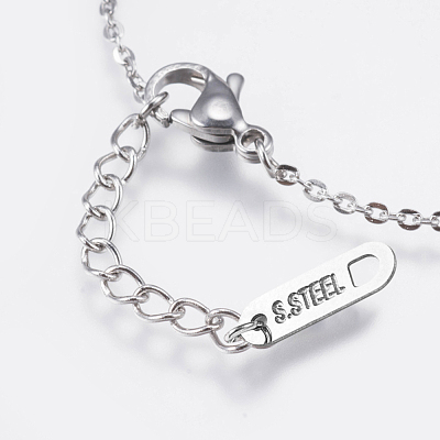 Tarnish Resistant 304 Stainless Steel Link Bracelets BJEW-F311-02P-1