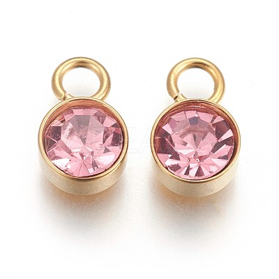 Ion Plating(IP) Glass Rhinestone Charms STAS-F189-B12-1