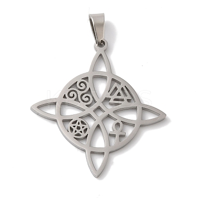 Non-Tarnish 304 Stainless Steel Pendants STAS-U010-16P-1