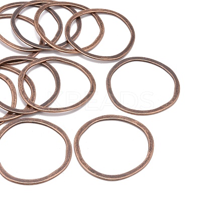 Tibetan Style Alloy Linking Rings LS-EA13479Y-R-1