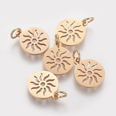 PVD Vacuum Plating 304 Stainless Steel Pendants X-STAS-Q201-T449G-1