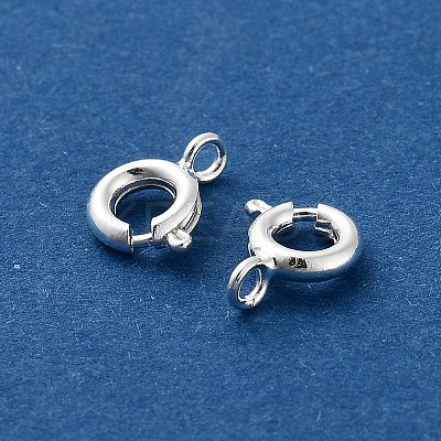 Brass Spring Ring Clasps KK-G479-01A-S-1