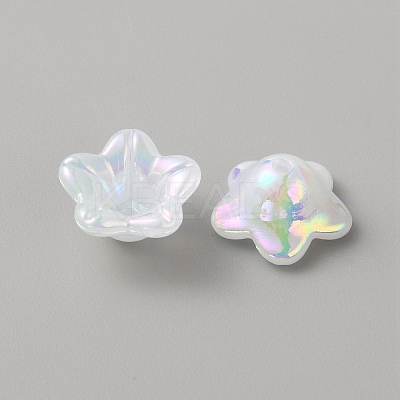 Opaque Acrylic Bead Caps SACR-TAC0007-02E-1