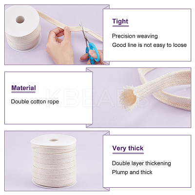 25M Flat Cotton Hollow Cord OCOR-BC0006-32C-1