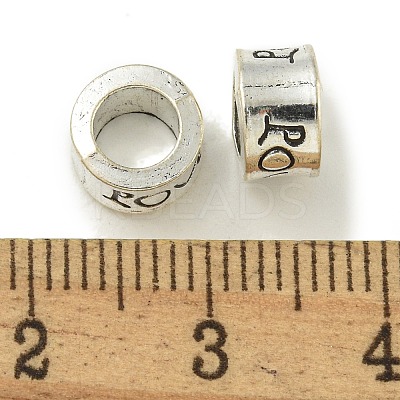 Tibetan Style Alloy European Beads FIND-U015-23AS-1