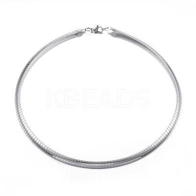 Tarnish Resistant 304 Stainless Steel Necklaces NJEW-E080-05P-1