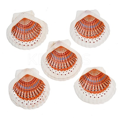 Printed Natural Shell Big Pendants SH-CBA93AD-19B-1