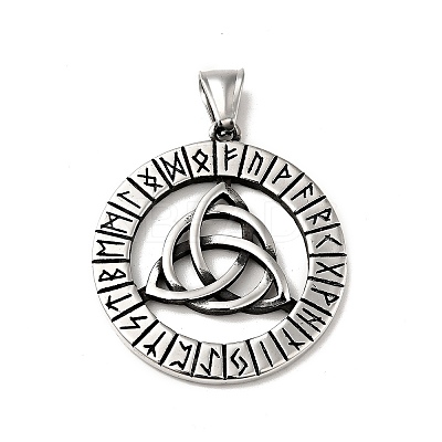 304 Stainless Steel Manual Polishing Pendants STAS-G280-05AS-1