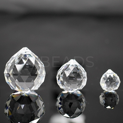 Transparent K9 Glass Pendants GLAA-TAC0004-01-1