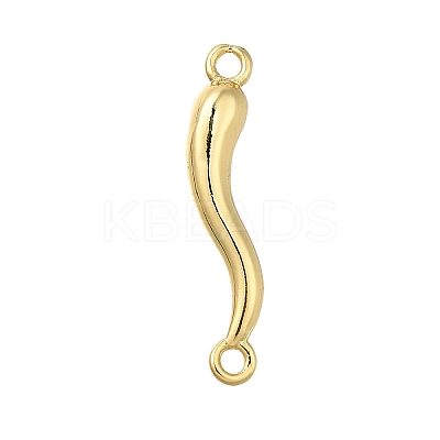 Brass Horn of Plenty Connector Charms KK-V002-20G-1