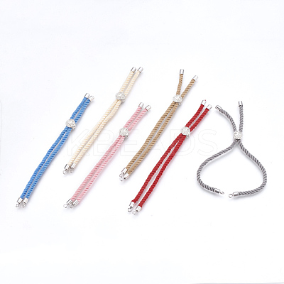 Cotton Cord Bracelet Making KK-F758-03-P-1