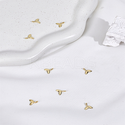 8Pcs Brass Charms KK-LP0004-15-1