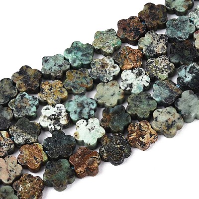 Natural African Turquoise(Jasper) Beads Strands LS-G-N257-24A-05-1