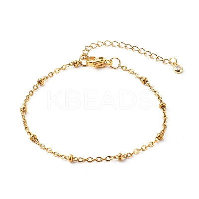 304 Stainless Steel Satellite Chain Bracelet BJEW-JB06523-02-1