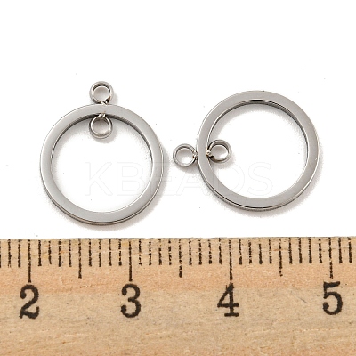 Non-Tarnish 304 Stainless Steel Connector Charms STAS-P356-11P-1