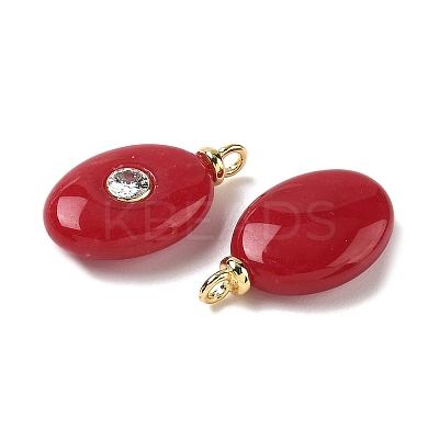 Dyed Natural White Jade Pendants G-H328-07G-A03-1