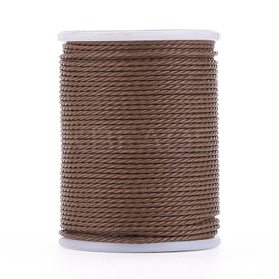 Round Waxed Polyester Cord X-YC-G006-01-1.0mm-03-1