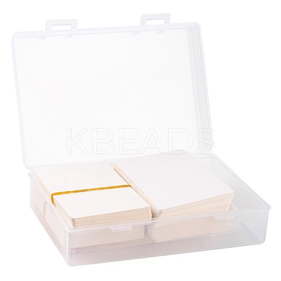 200Pcs 2 Style Cardboard Display Cards and OPP Cellophane Bags CDIS-LS0001-05A-1