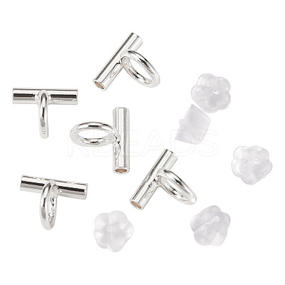 Brass Tube Bails DIY-TA0014-37A-S-1