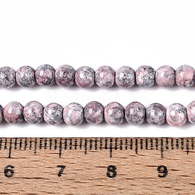 Baking Paint Glass Beads Strands X-DGLA-N016-4mm-03-1
