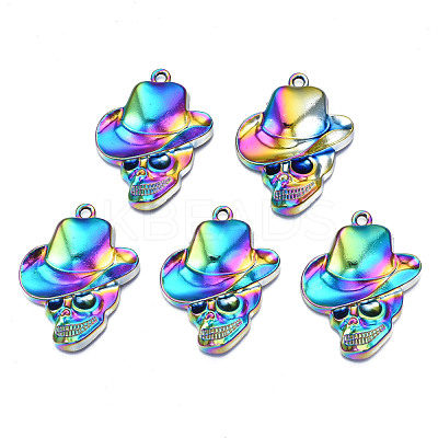 Rainbow Color Alloy Pendants PALLOY-N156-196-NR-1
