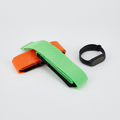 2 Pairs 2 Colors Barbell Dumbbell Wrist Strap AJEW-HY0001-50-1