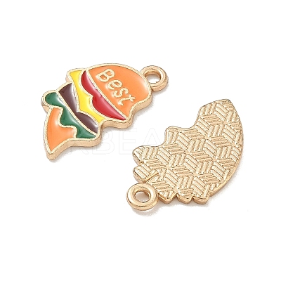 2Pcs Alloy Enamel Pendants LS-ENAM-I077-03KCG-01-1