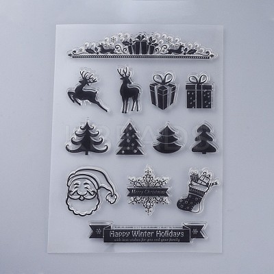 Silicone Stamps X-DIY-L036-D02-1