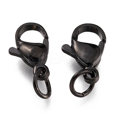 304 Stainless Steel Lobster Claw Clasps Ion Plating(IP) LS-X-STAS-G240-01D-EB-1
