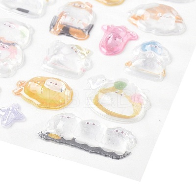Plastic 3D Puffy Stickers DIY-H178-01A-1