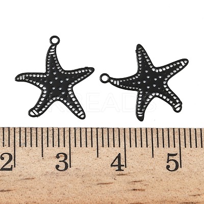 Spray Paint 430 Stainless Steel Pendants STAS-C153-02EB-1