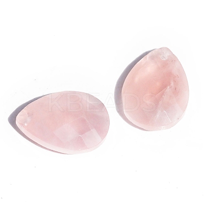 Natural Rose Quartz Pendants PW-WGF49F5-06-1