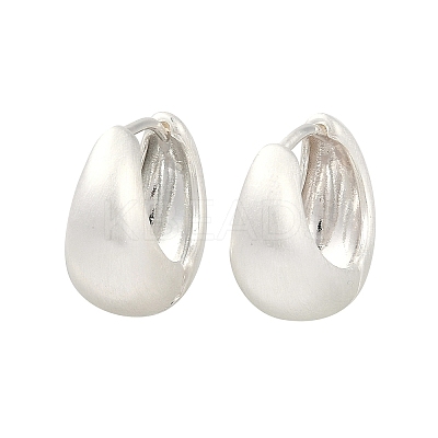 Brass Hoop Earrings EJEW-Q391-23S-1