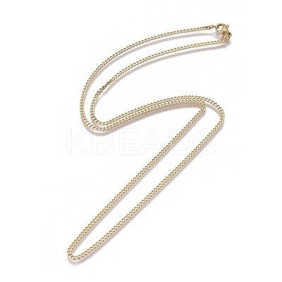 304 Stainless Steel Curb Chain Necklaces LS-NJEW-L162-01A-G-1