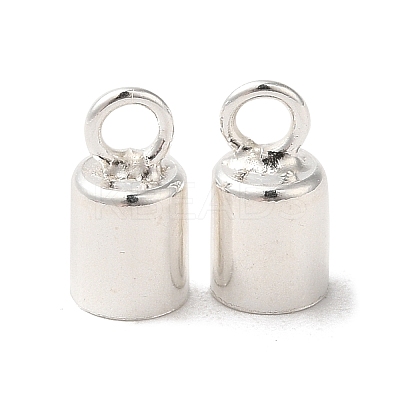 925 Sterling Silver Cord Ends STER-F032-09S-3.5mm-1