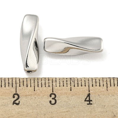 Brass Twist Tube Beads KK-Q820-25P-1