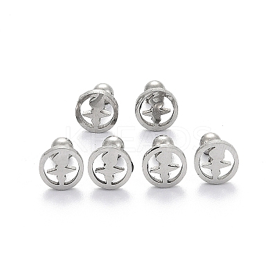 Tarnish Resistant 201 Stainless Steel Barbell Cartilage Earrings LS-EJEW-R147-33-1