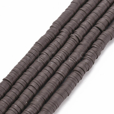 Handmade Polymer Clay Bead Strands CLAY-T002-6mm-40-1