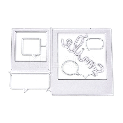 Carbon Steel Cutting Dies Stencils X-DIY-K015-09-1