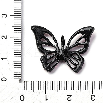 Spray Paint Alloy Rhinestones Pendants LS-ALRI-E130-01EB-03-1