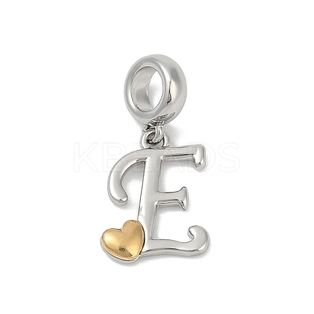 Brass European Dangle Charms LS-KK-Z097-01E-GP-1