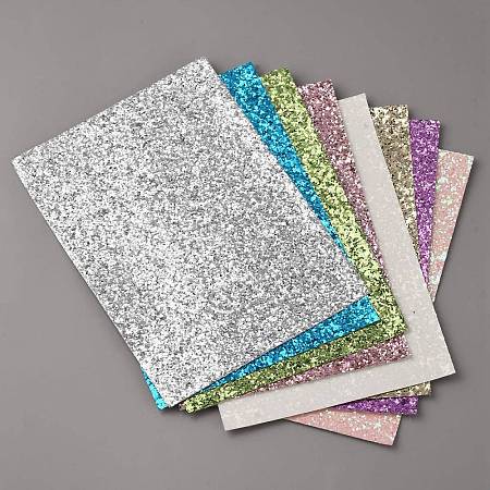 Glitter PVC Leather Fabric DIY-WH20081-030D-1