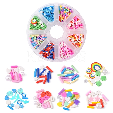 56G Handmade Polymer Clay Cabochons CLAY-FS0001-16-1