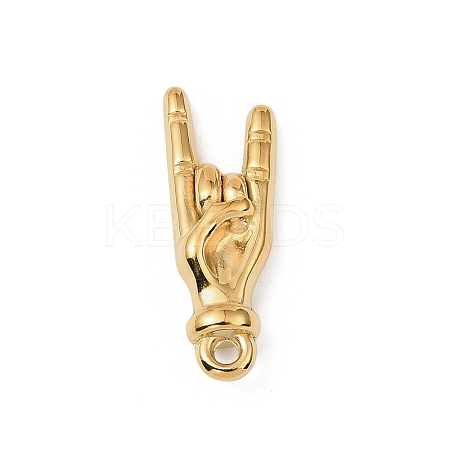 304 Stainless Steel Pendants STAS-F327-03G-G-1